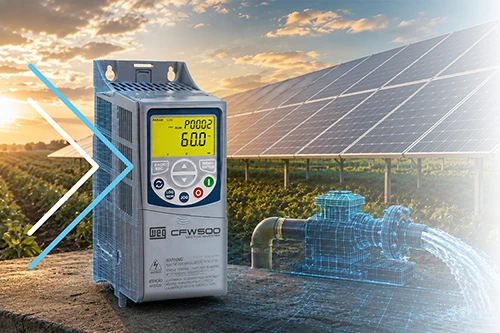 Imagen de la charla: ¿Por qué su sistema de bombeo sigue pagando luz cuando el sol está disponible gratis? El Drive Solar WEG que cambia la ecuación