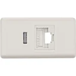 MOD TOMA RJ45 CAT6 BL GIZ TRAMONTINA