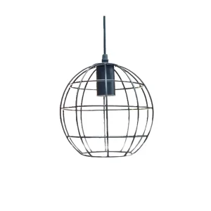 COLGANTE METALICO 1L E27 Ø30CM NEGRO MOSAICO RELUX 01