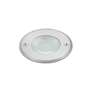 SPOT LED COB P/PISO EMB CIRC 7W 3000K INOX IP67 RELUX 01