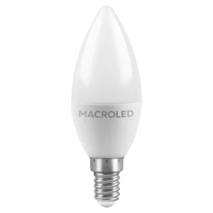 LAMP LED VELA E14 6W 3000ºK MACROLED 01