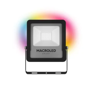 REFLECTOR LED 20W RGB/6000K PRO SMART 100-240V MACROLED 01
