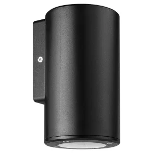 APLIQUE UNIDIR CIRC GU10 9W 100-240V NEGRO MACROLED 01