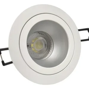 SPOT DICRO FIJO ANTIDESLUMBRANTE 7,5CM ALUMINIO RELUX 01
