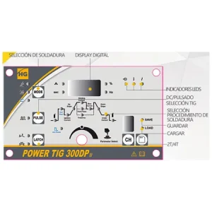 EQUIPO DE SOLDAR TIG POWERTIG 300DPIII HUGONG 02
