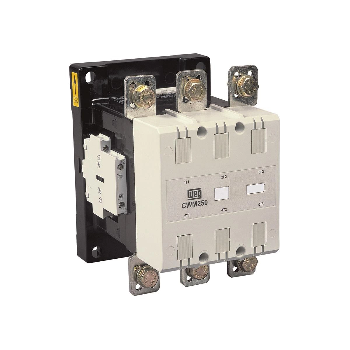 CONTACTOR TRIPOLAR CWM 250.22 220V 10535748 WEG 01 CONTACTOR TRIPOLAR CWM 250.22 220V 10535748 WEG 01