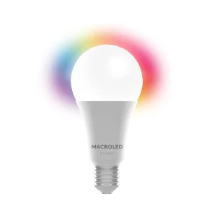 LAMP LED A60 E27 12W 6000K/RGB BLUETOOTH+WIFI MACROLED 01