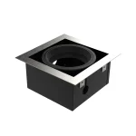 SPOT EMB AR111 MOVIL CIRC GU10 ACERO SPOTS LINE 01