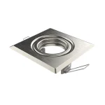 SPOT EMB DICRO MOVIL CUAD. GU10 ACERO SPOTS LINE 01