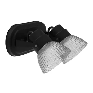 APLIQUE BASE OVAL 2L E27 NEGRO 2005/2 SPOTS LINE 01