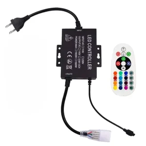 CONTROLADOR RGB 1000W C/CONTROL NEGRO RELUX 01