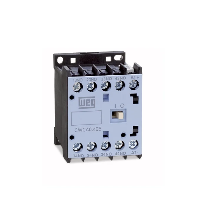 Cwca Spot Rasulo CONTACTOR AUXILIAR CWCA 0.40-4NA 24VCC 12486872 WEG - Record Electric
