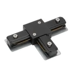 CONECTOR "T" PARA RIEL NEGRO RELUX 01
