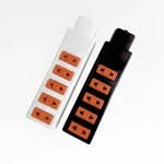 ZAPATILLA 5 TOMAS S/ CABLE BLANCO/NARANJA RELUX 01