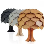 VELADOR DE MESA E27 GRIS MADERA BAOBA ATTIMO 01