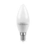 LAMP LED VELA E14 6W 6500ºK MACROLED 01