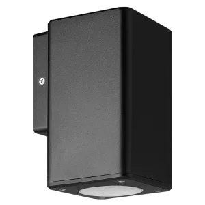 APLIQUE UNIDIR CUAD GU10 9W 100-240V NEGRO MACROLED 01