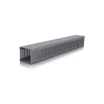 CANAL P/CABLE RANURADO GRIS 30X30X2M RELUX 01