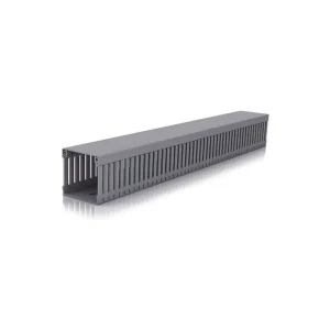 CANAL P/CABLE RANURADO GRIS 30X30X2M RELUX 01