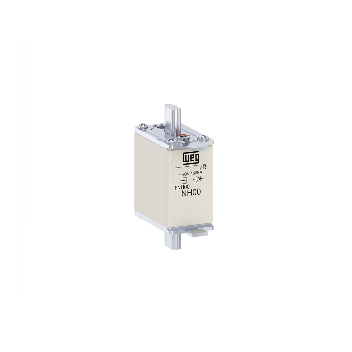 FUSIBLE NH00 ULTRARRAPIDO 100A 10707110 WEG 01 FUSIBLE NH00 ULTRARRAPIDO 100A 10707110 WEG 01