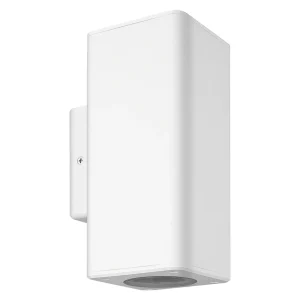 APLIQUE BIDIR CUAD GU10 9W 100-240V BLANCO   MACROLED 01