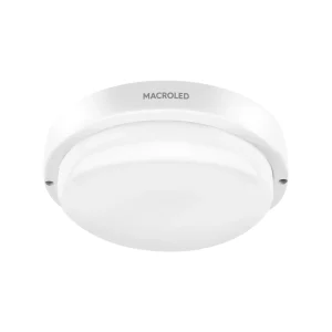 APLIQUE TORTUGA LED REDONDA 12W 3000K MARCO BLANCO IP54 MACROLED 01