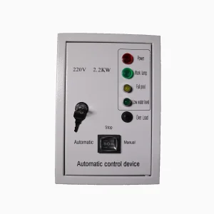 TABLERO P/MOTOBOMBA C/PROTECCION E INDICADORES 220V 3,0HP RESA 01