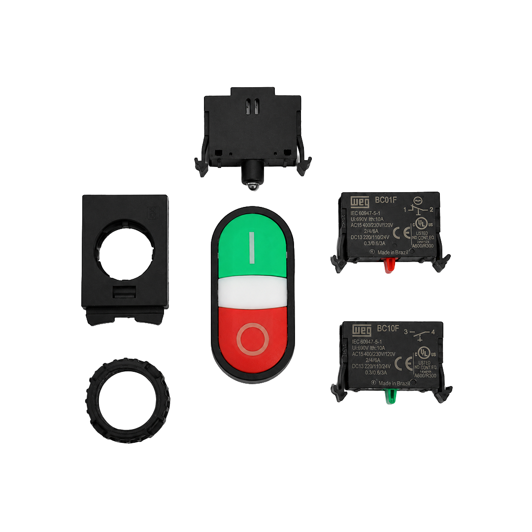 BOTONERA DOBLE C/LED INCOLOR 12922957 WEG 01 BOTONERA DOBLE C/LED INCOLOR 12922957 WEG 01