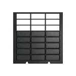 LETRERITO ACRILICO NEGRO 50X20 SIN GRABACION WCAC-EML 18540613 WEG 01