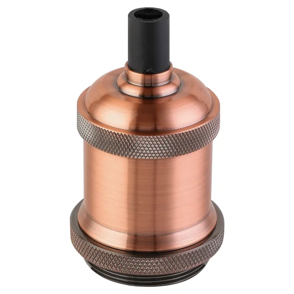PORTALAMP ALUMINIO E27 JERSEY COBRE MACROLED