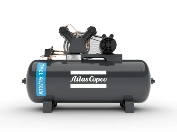 COMPRESOR AT3/15 175L 15PCM 140PSI C/MOT.MON.N56 3HP 2P ATLAS COPCO