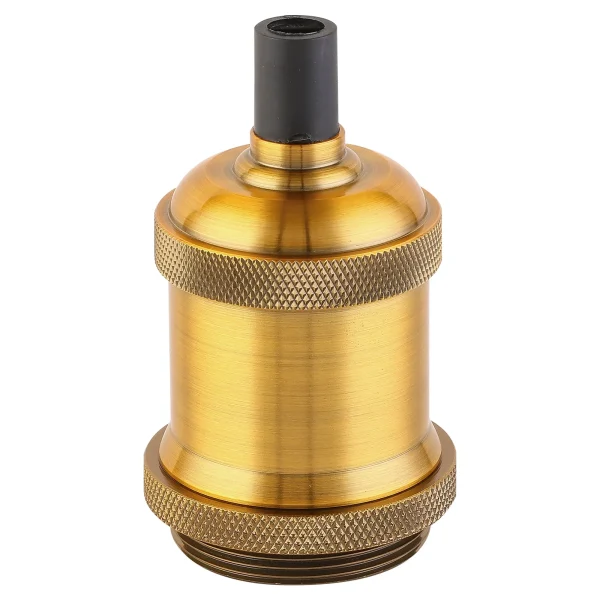PORTALAMP ALUMINIO E27 JERSEY BRONCE BRILLANTE MACROLED