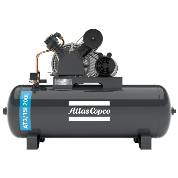 COMPRESOR AT3/15I 200L 15PCM 175PSI C/MOT.MON.N56 3HP 2P ATLAS COPCO
